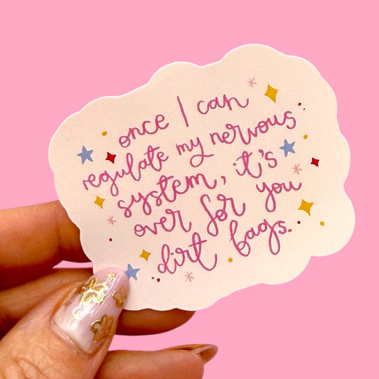 ✨ “It’s You Over For You Dirt Bags” Sticker💖