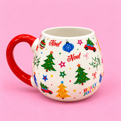 🎄🧦 Holly Jolly Christmas Mug & Cosy Socks Gift Set 17oz❤️✨