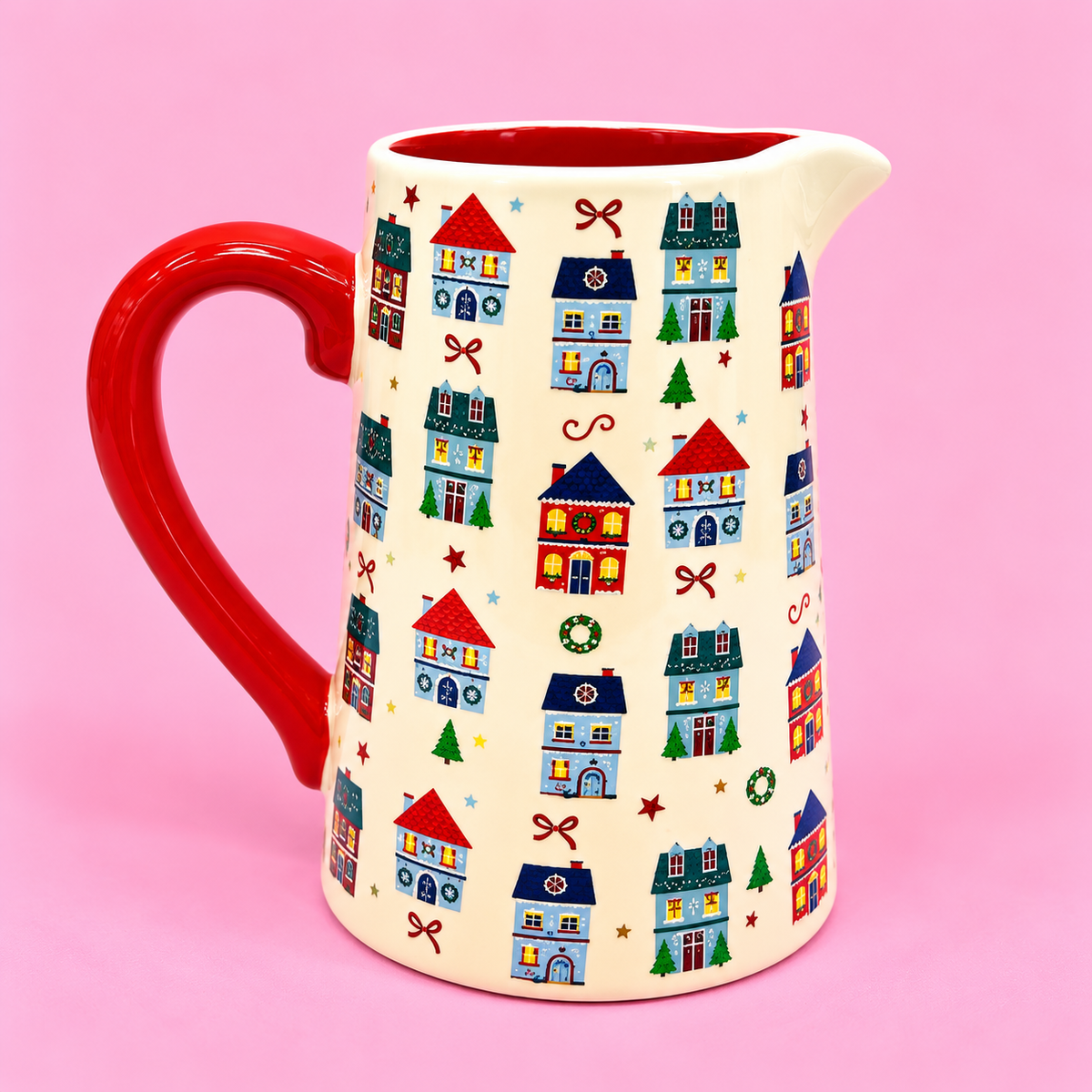 🎄🏠 Christmas Village Ceramic Jug ❤️