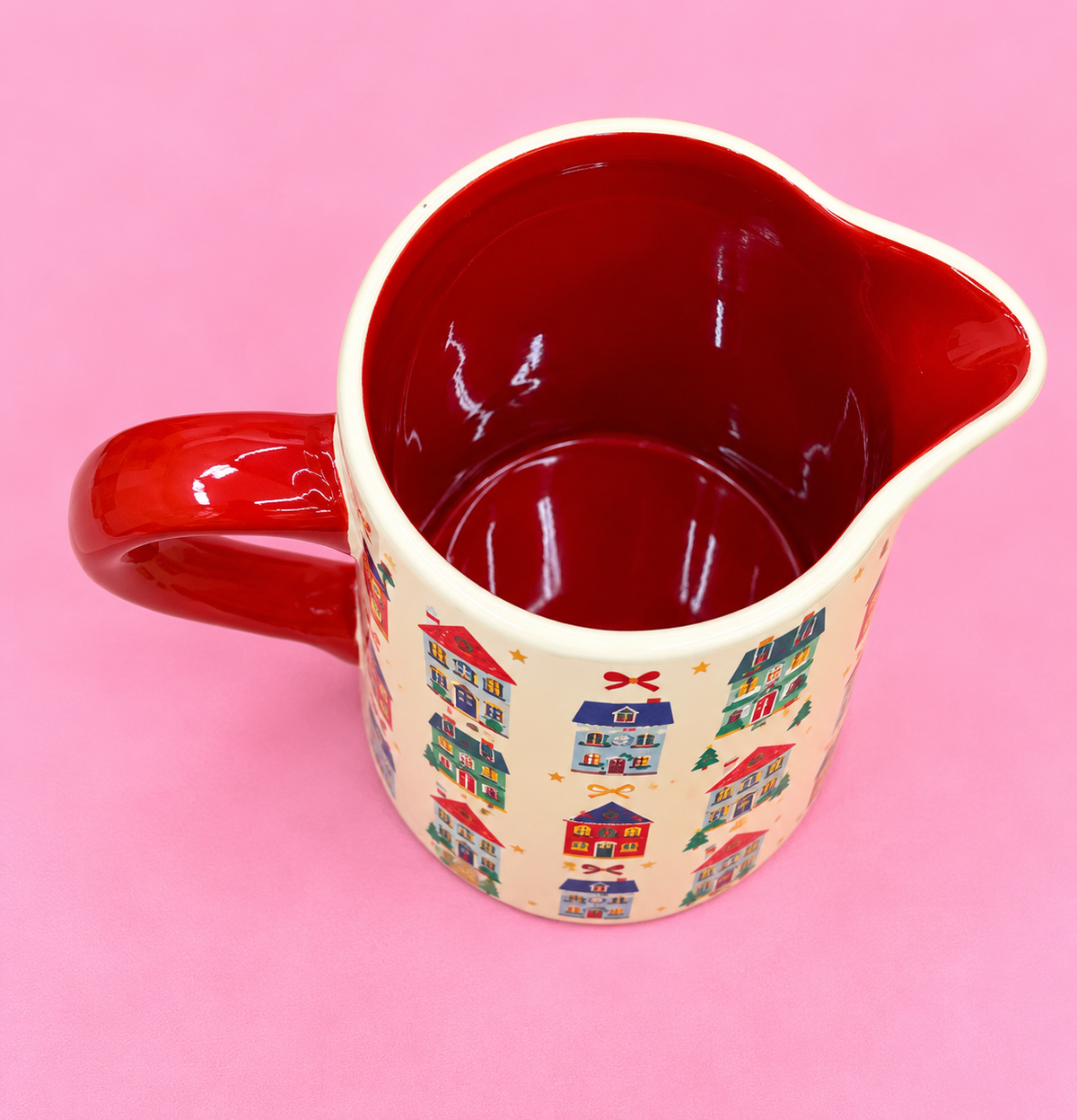 🎄🏠 Christmas Village Ceramic Jug ❤️