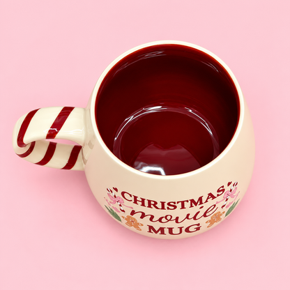 🎄🍿 Christmas Movie Ceramic Mug 17oz ❤️✨