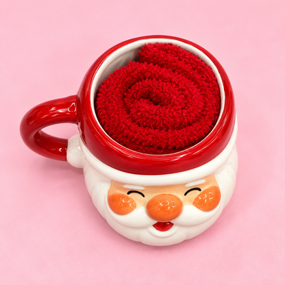 🎅 Santa Claus Mug & Cosy Socks Set♥️