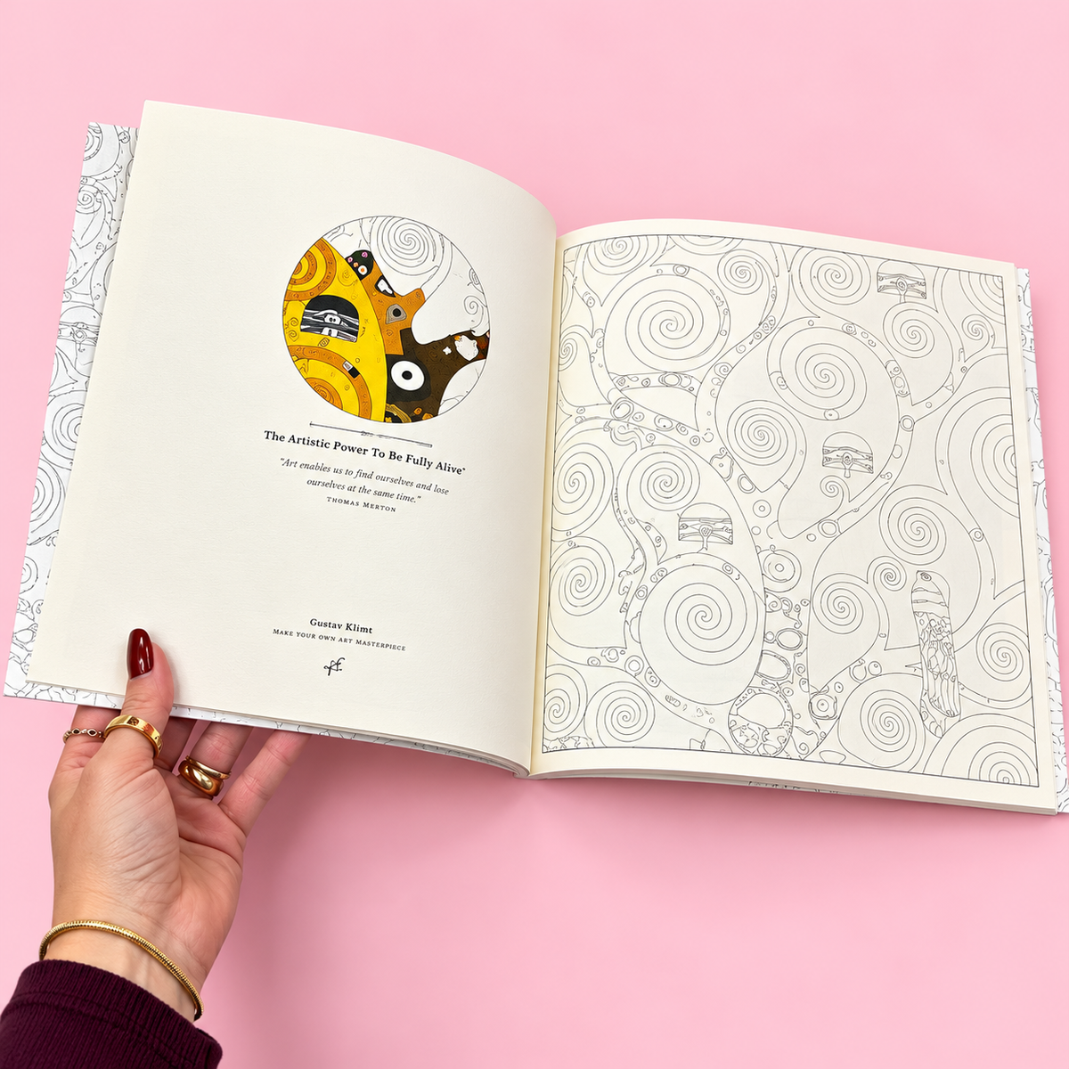 🎨 Gustav Klimt Colouring Book Make Your Own Art Masterpiece✨