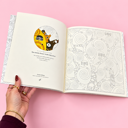 🎨 Gustav Klimt Colouring Book Make Your Own Art Masterpiece✨