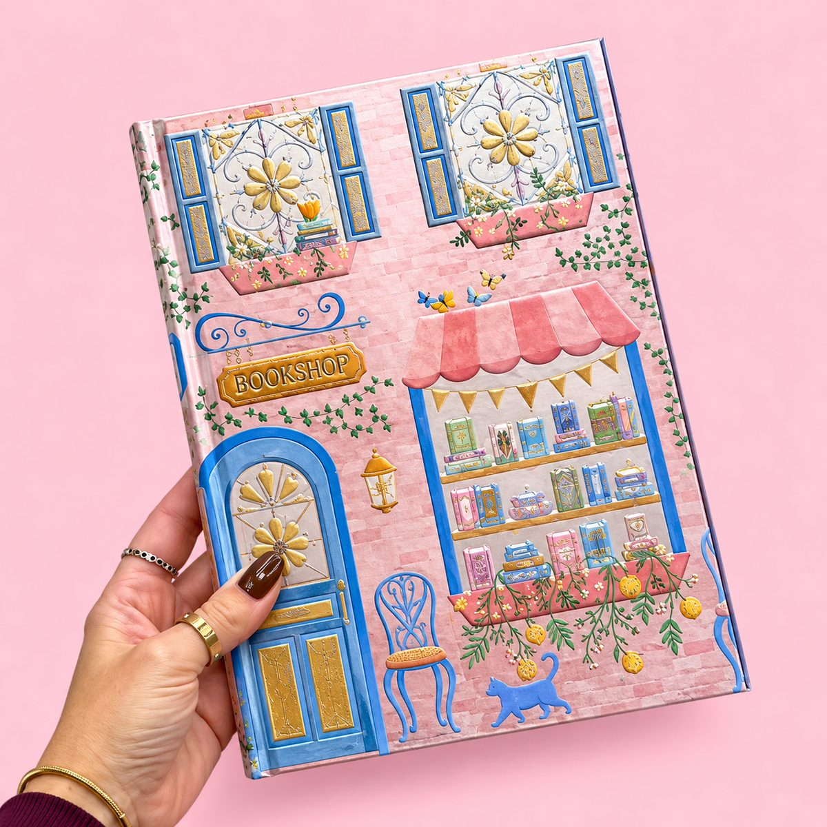 📚 I Love Reading Hardcover Notebook Cosy Bookish Journal ✨