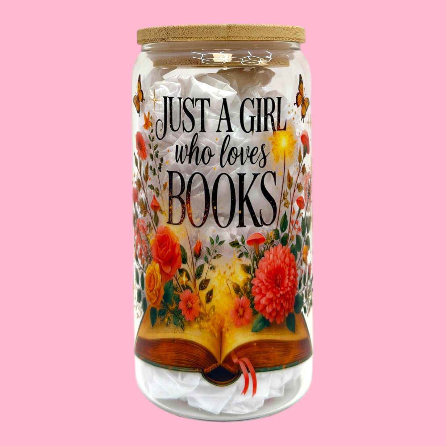 📖💛 Just a Girl Who Loves Books 16oz Cup✨