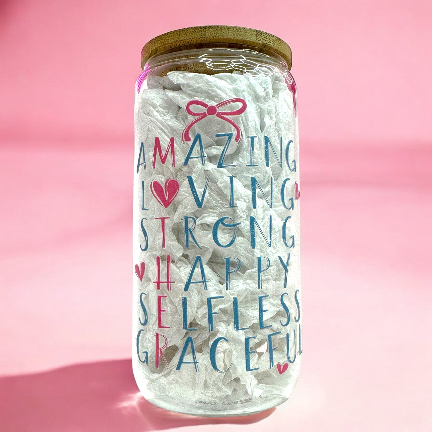 🌸 Mother’s Day Affirmation Glass Cup 🌸