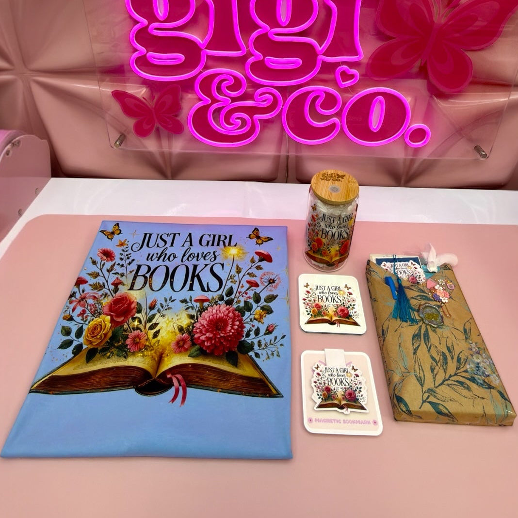 📖🌸 Just a Girl Who Loves Books, Ultimate Bookish Gift Bundle