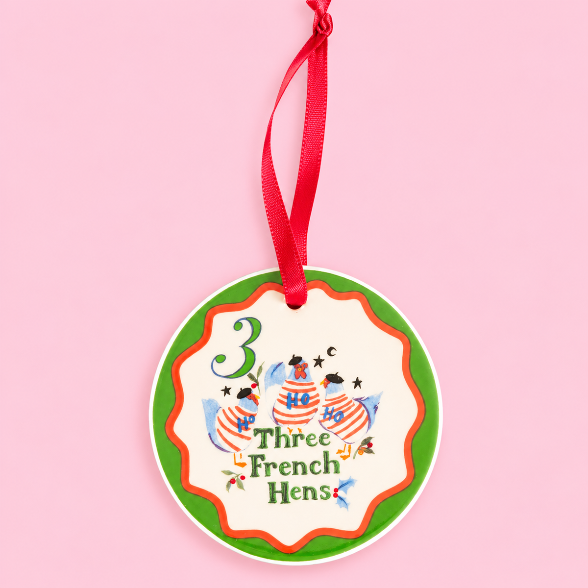 🎄✨ 12 Days of Christmas Ceramic Baubles Set of 12🎅🏻
