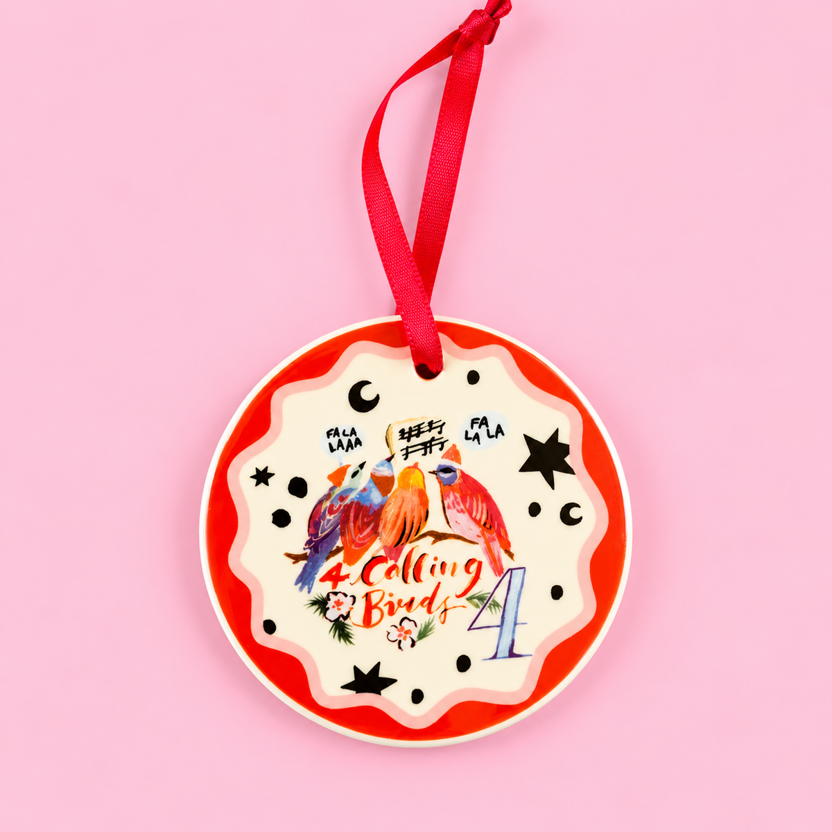 🎄✨ 12 Days of Christmas Ceramic Baubles Set of 12🎅🏻
