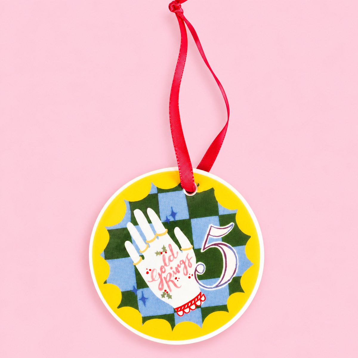 🎄✨ 12 Days of Christmas Ceramic Baubles Set of 12🎅🏻