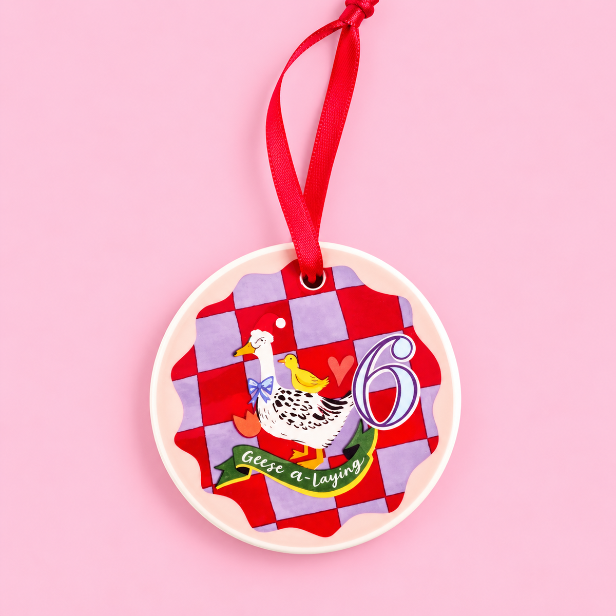 🎄✨ 12 Days of Christmas Ceramic Baubles Set of 12🎅🏻