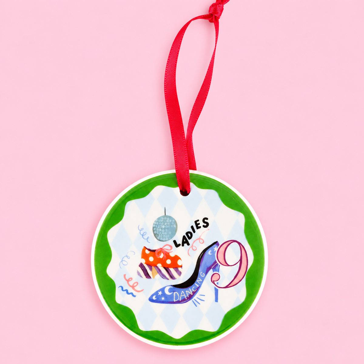 🎄✨ 12 Days of Christmas Ceramic Baubles Set of 12🎅🏻