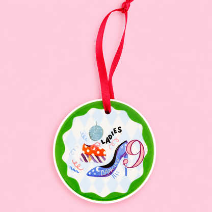 🎄✨ 12 Days of Christmas Ceramic Baubles Set of 12🎅🏻