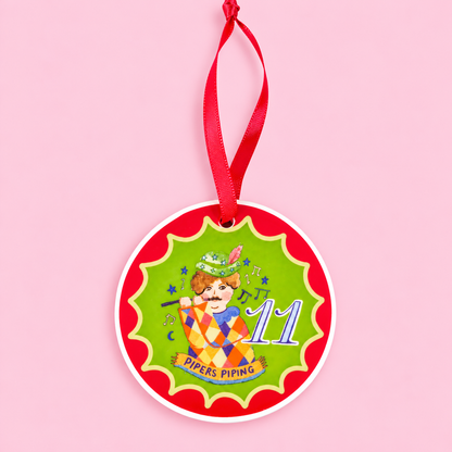 🎄✨ 12 Days of Christmas Ceramic Baubles Set of 12🎅🏻