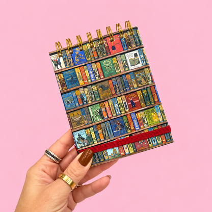 📚✨ Bodleian Libraries Girls Adventure Bookshelves Spiral Notebook