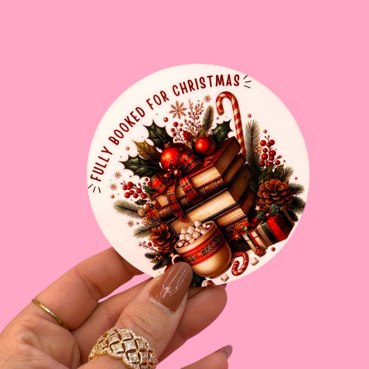 ☕🎄 Fully Booked for Christmas Coaster 📚✨