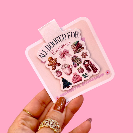🎀📚 The All Booked for Christmas Bookmark ✨