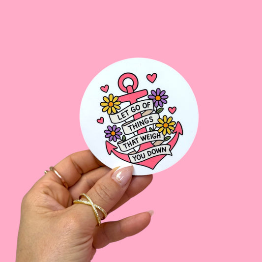 🛟 Let Go Anchor Coaster 🌸💫