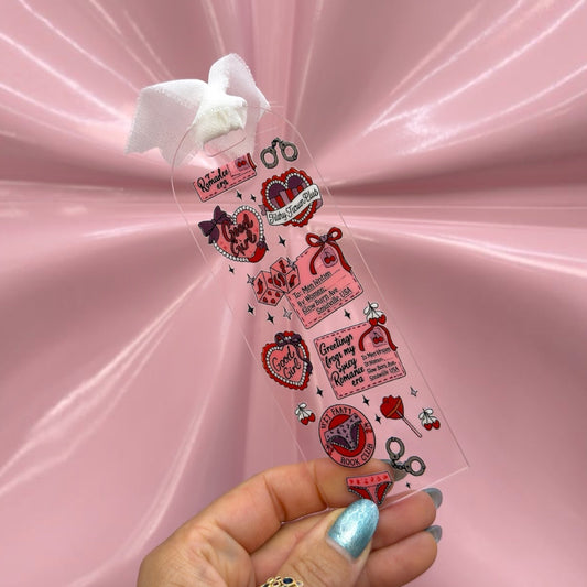 🌶️ Spicy Reader Acrylic Bookmark 💋