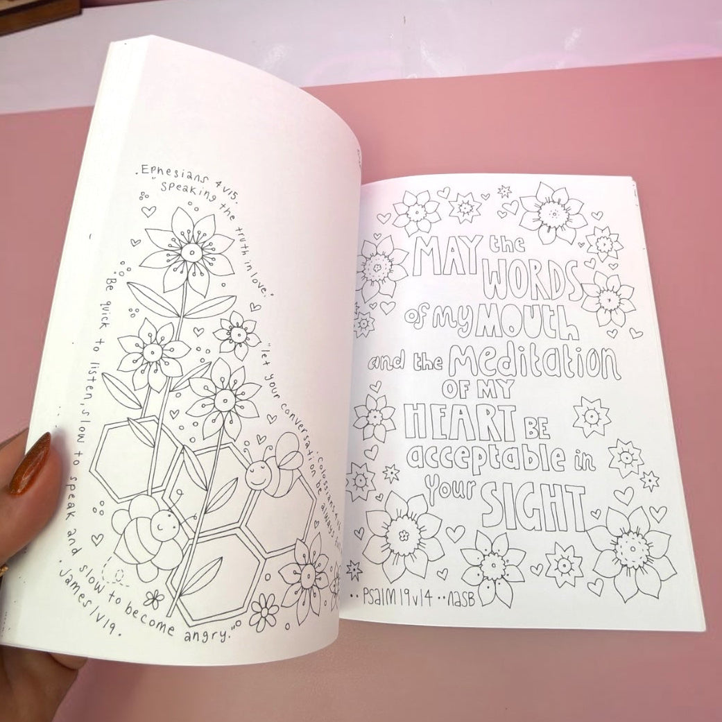 🌸✨ Exploring Proverbs Creative Colouring Journal ✨🌸