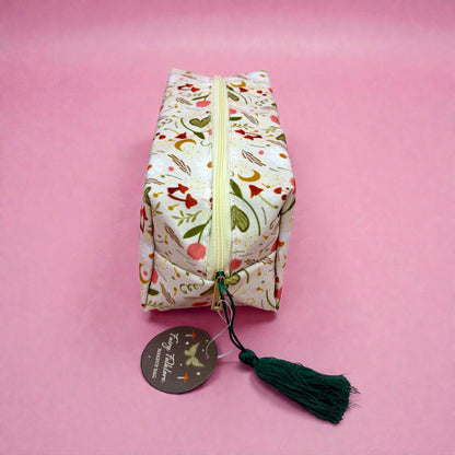 ✨Woodland Fairy Makeup Bag, Cosmetic Pouch 🍄🌿