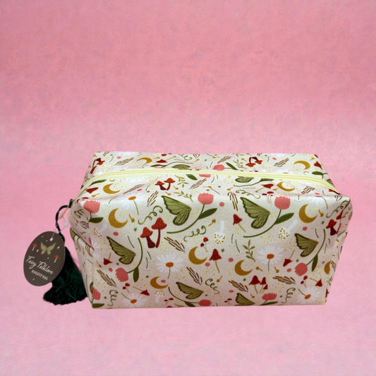 ✨Woodland Fairy Makeup Bag, Cosmetic Pouch 🍄🌿