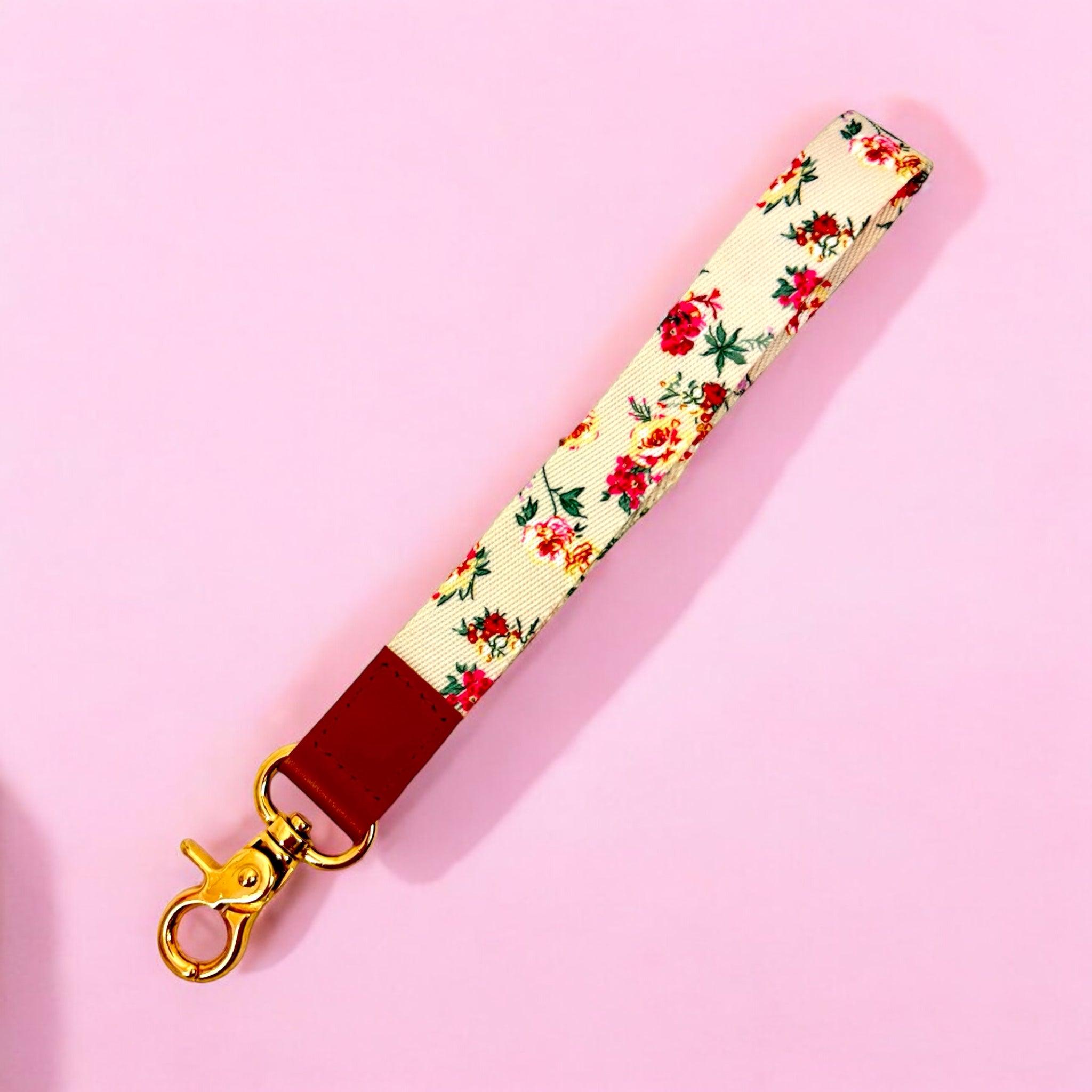 Floral Roses Wristlet