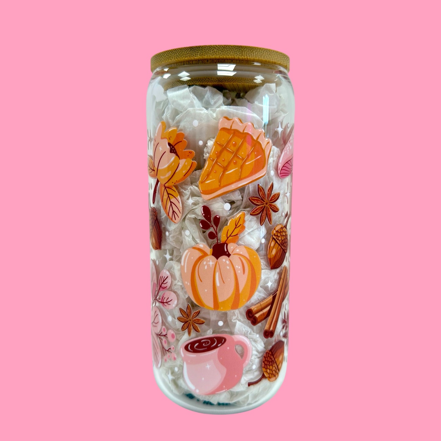 🎀 Pumpkin Spice & Everything Nice Cup – 20oz ✨🍂
