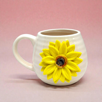 🌻 Sunny Bloom 15oz handmade Ceramic Mug