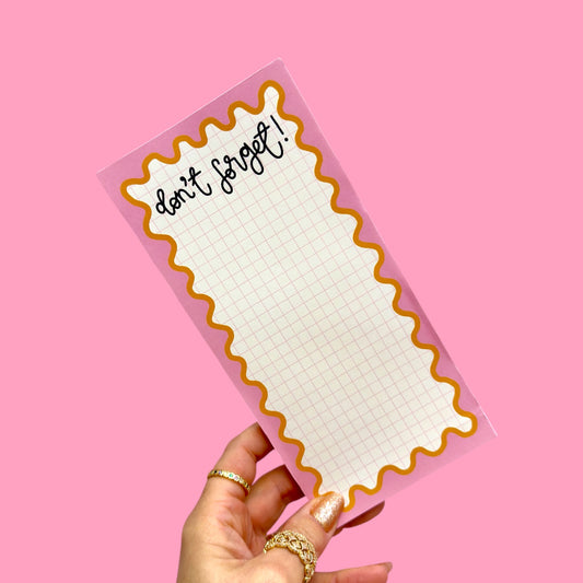 📝💖 Don’t Forget! Wavy Notepad