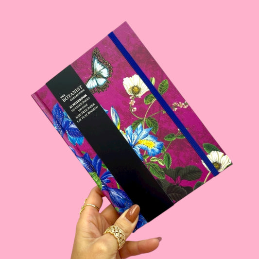 🦋 The Botanist A5 Butterfly Notebook