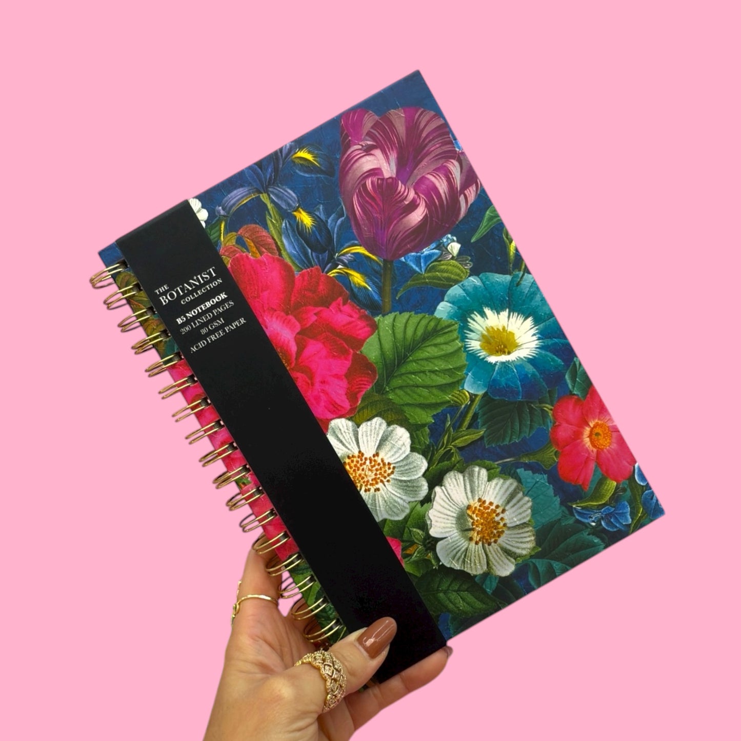 🌺 The Botanist Spiral A5 Notebook 🌿