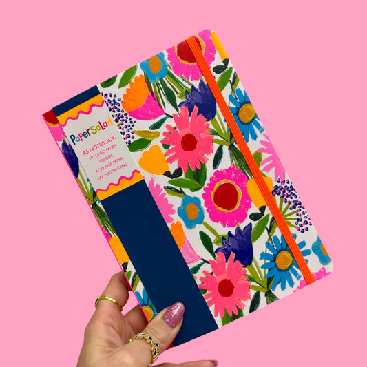 ✨ Floral Dreams A5 Notebook 🌺📓