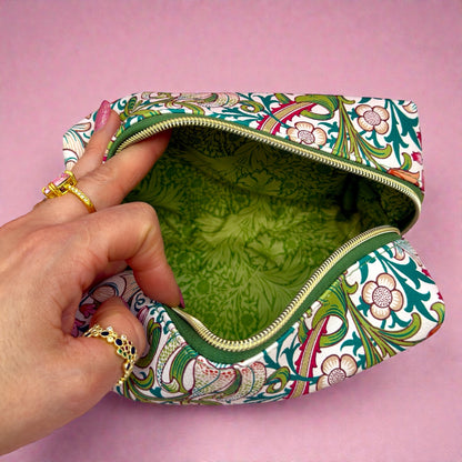🌿 Botanical Garden Makeup & Travel Pouch ✨