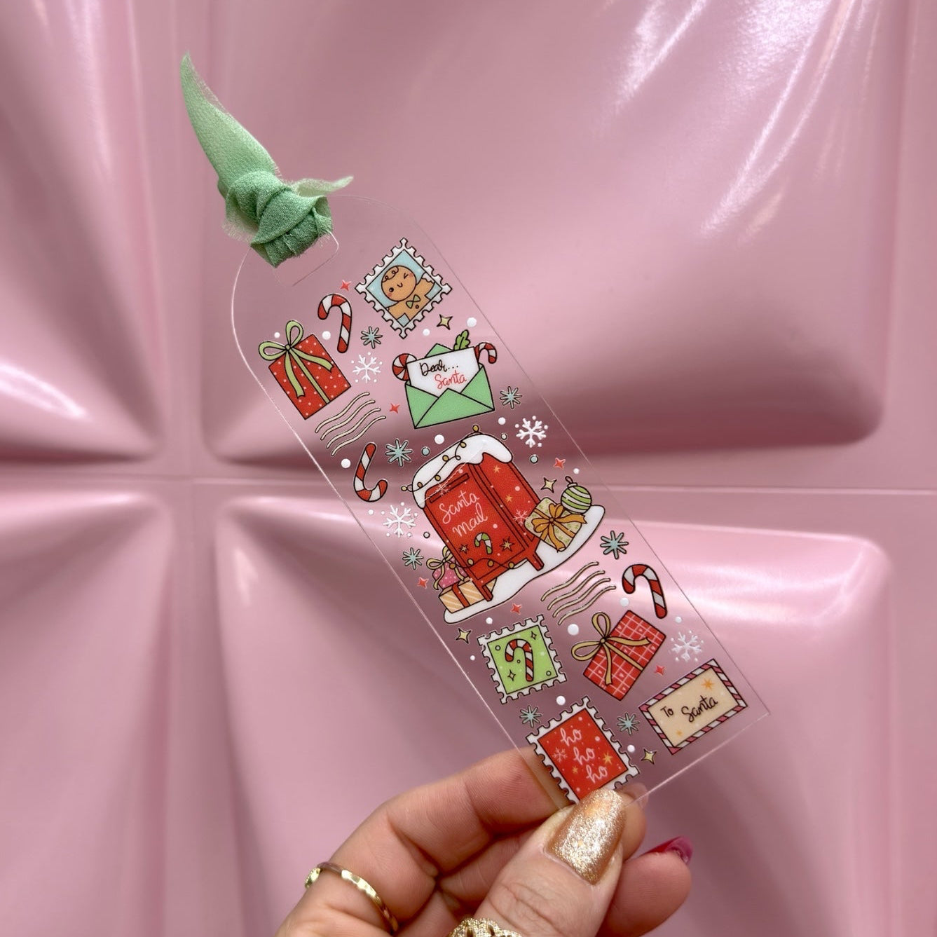💌 Santa’s Mail Acrylic Bookmark