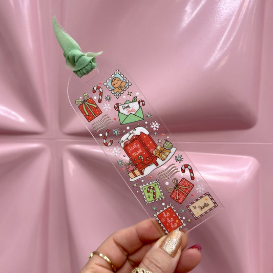 💌 Santa’s Mail Acrylic Bookmark