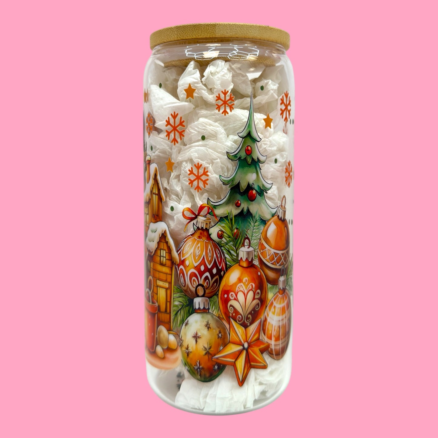 🧣🎄 Cozy Snowman Christmas Cup – 20oz