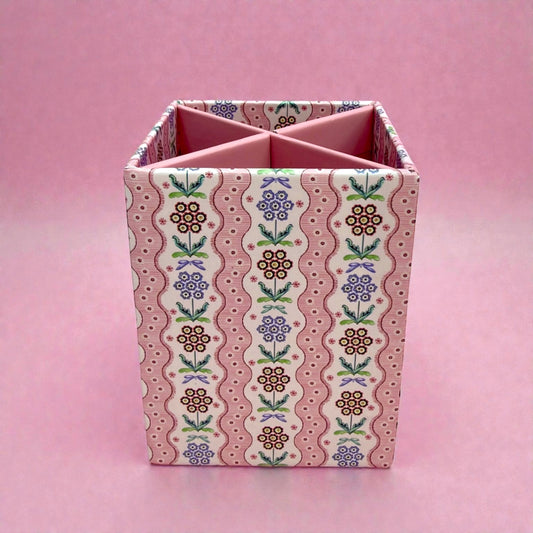 🌸✨Cath Kidston Floral Desk Organiser, 4 Compartment Pen Holder✨