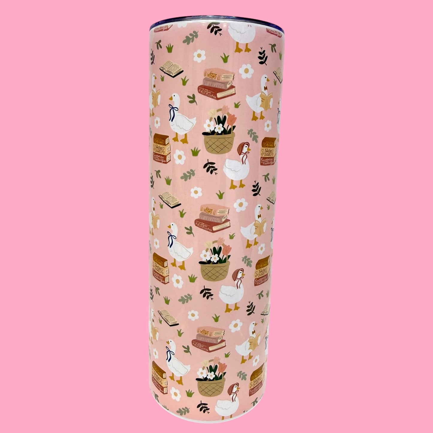 🪿Cozy Goose Bookish 20oz Tumbler✨📚