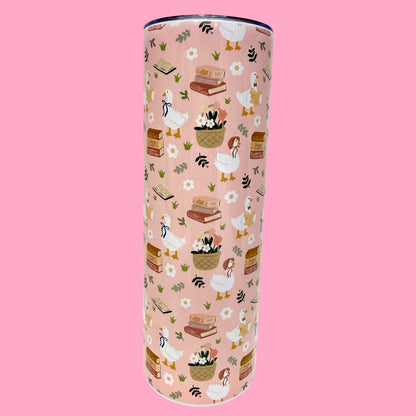 🪿Cozy Goose Bookish 20oz Tumbler✨📚