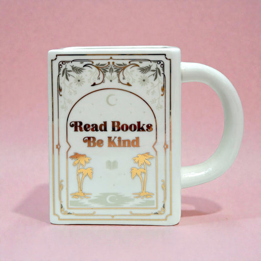 📚✨ Read Books Be Kind 16oz Literary Mug 🤍