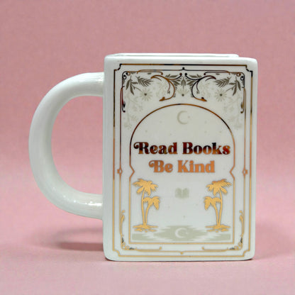 📚✨ Read Books Be Kind 16oz Literary Mug 🤍