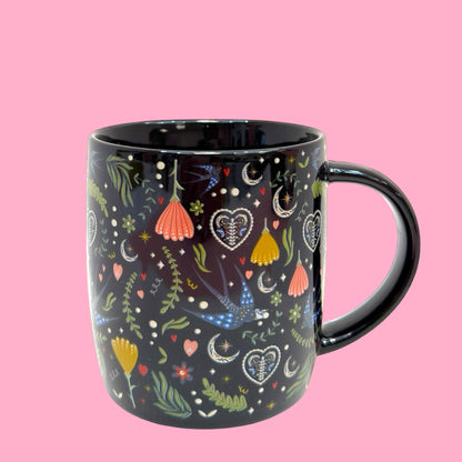 🌙 Enchanted Midnight Garden 12oz Mug ✨🌿