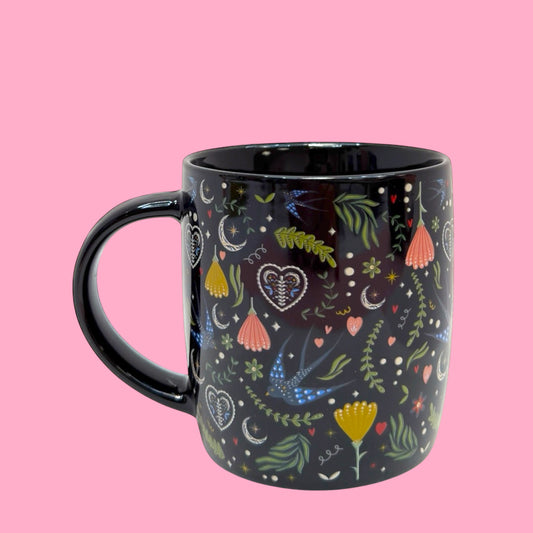 🌙 Enchanted Midnight Garden 12oz Mug ✨🌿