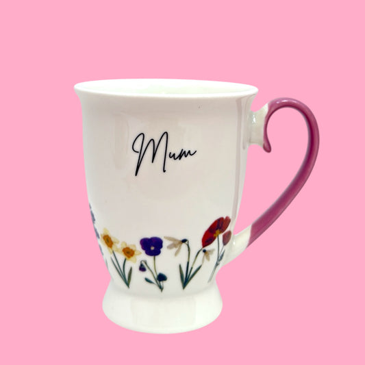 🌸 Mum Wildflower Garden Mug – 11oz
