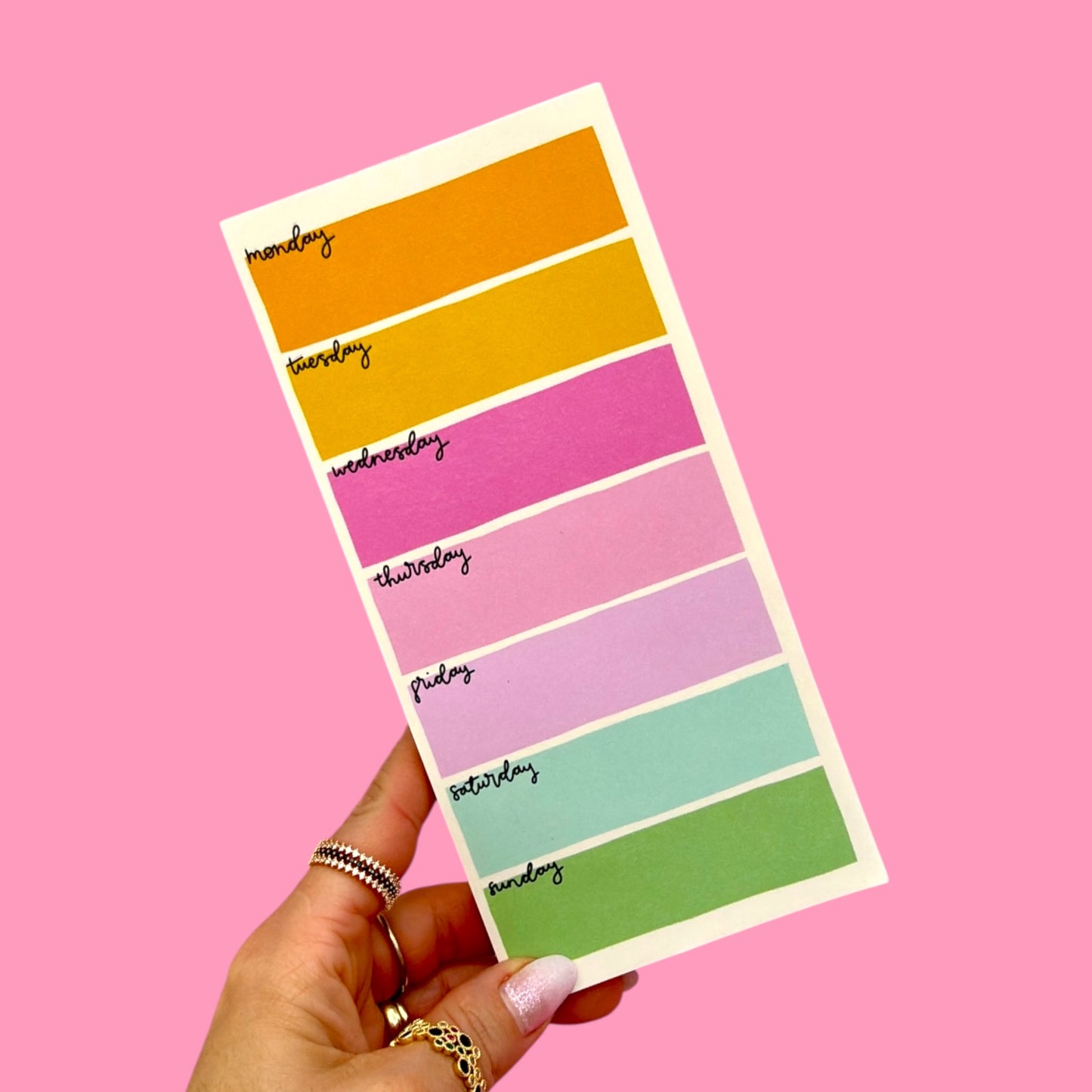 🌈 Weekly Planner Sticky Notes 💕