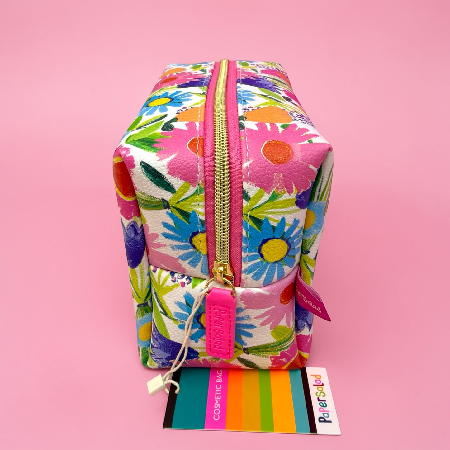 🌼 Bright Floral Cosmetic Bag ✨