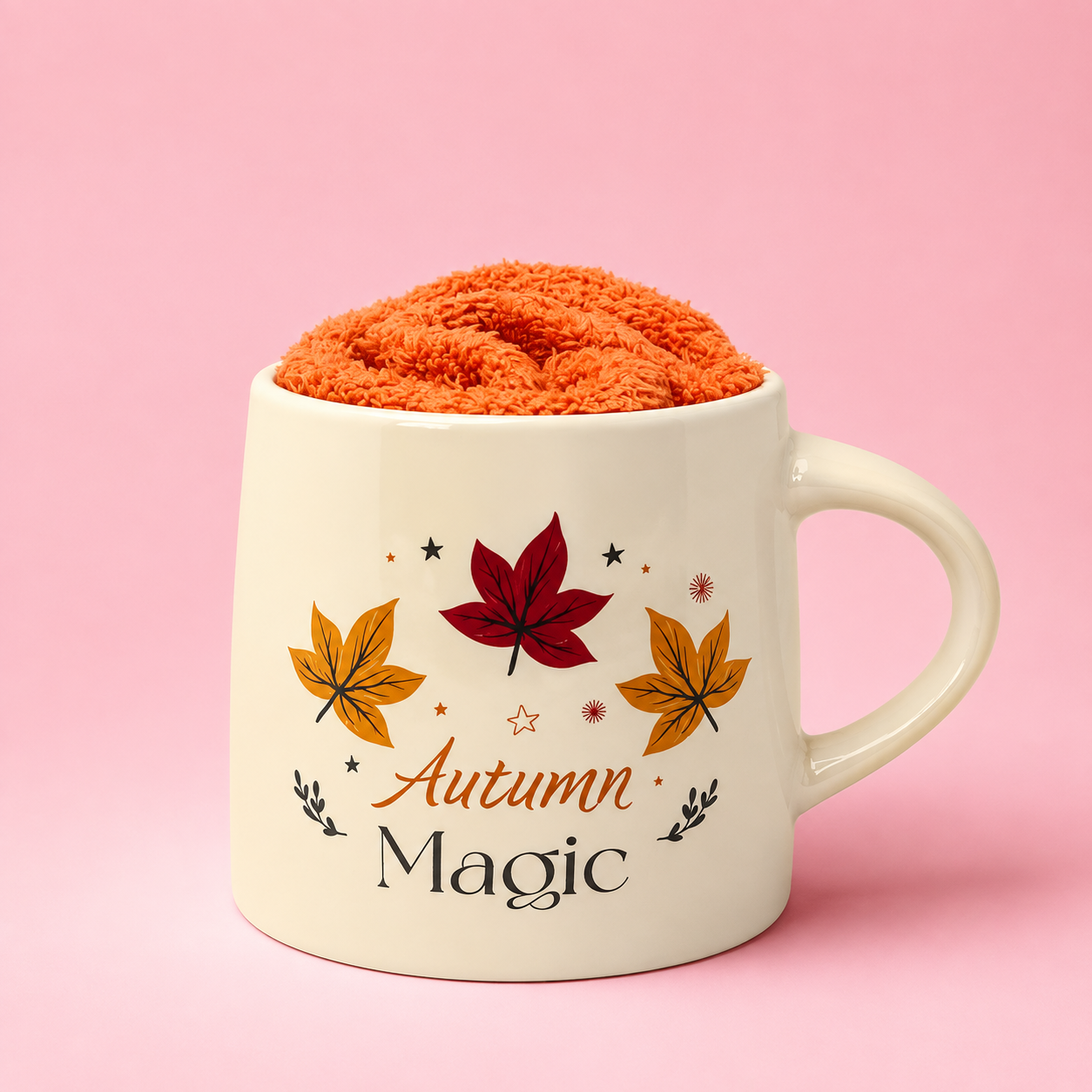 🍂 Autumn Magic Cosy Mug & Socks Set ✨