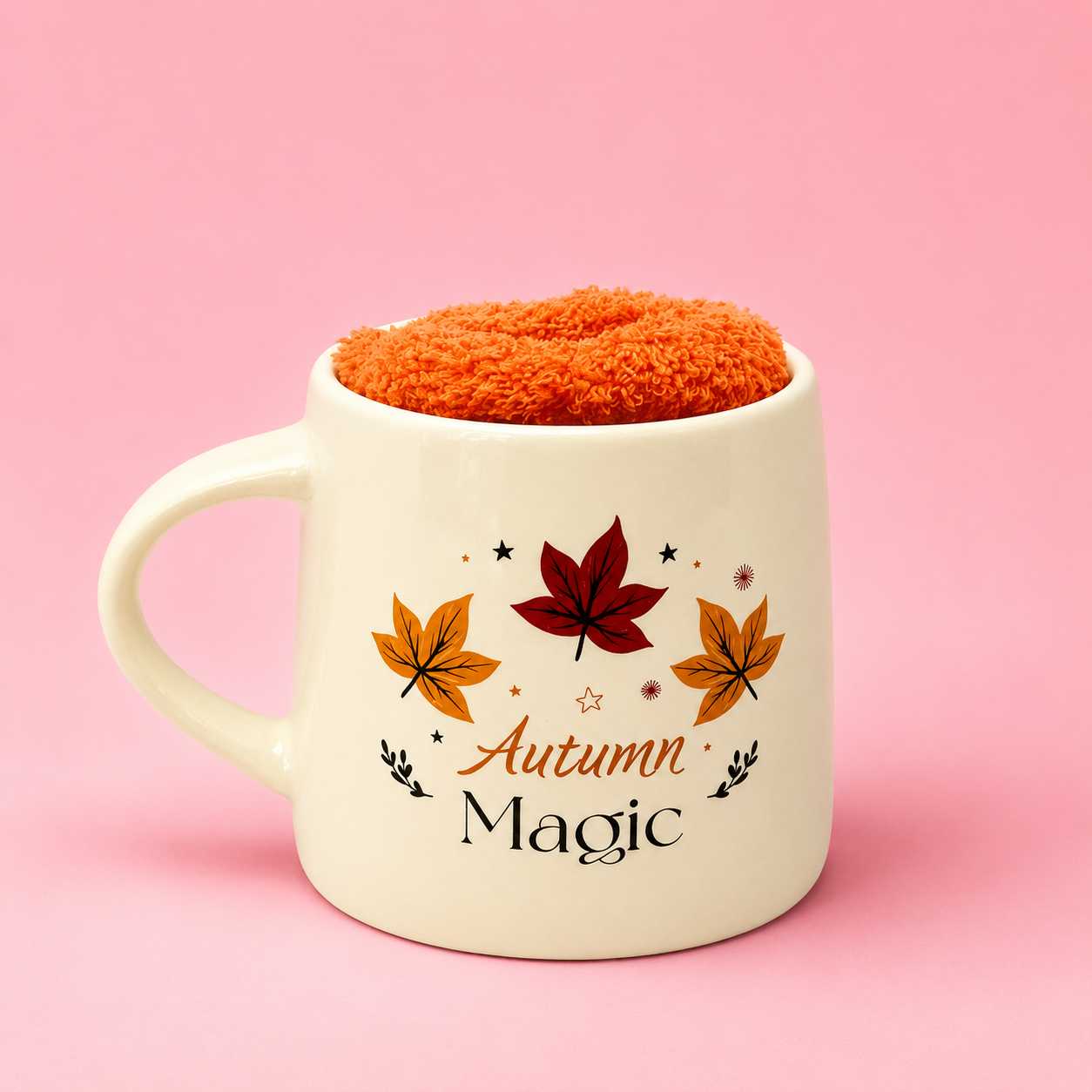 🍂 Autumn Magic Cosy Mug & Socks Set ✨